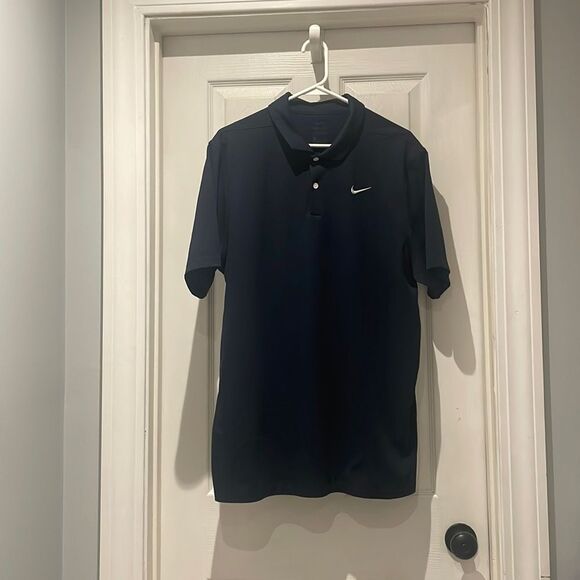 Nike drifit navy polo SZ Xlarge - Picture 1 of 6